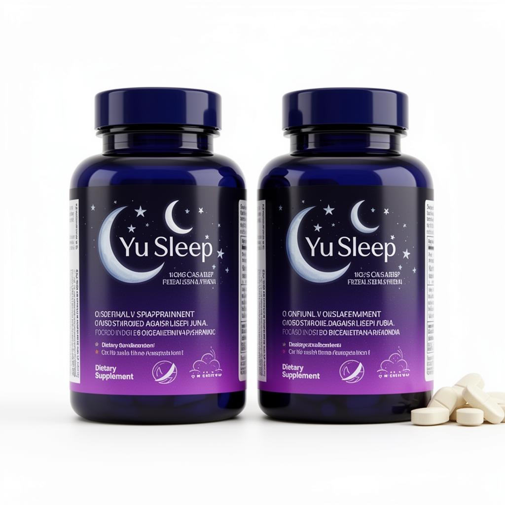 Yu Sleep natural sleep support supplement bottle